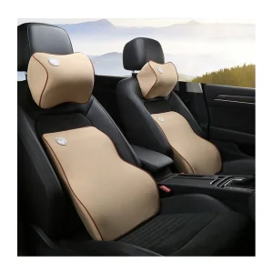 Lumbar Back Support Office Car Seat Chair Memory Foam Massage Cushion Car Head and Neck Pillow Four Seasons