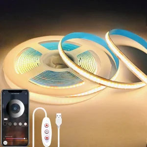 Fita de LED COB USB de 3mm para vitrines em Kaédi