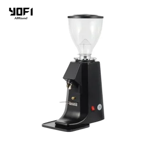 1kg Molinillo de café comercial de gran capacidad 370W Motor eléctrico con 64mm Sistema de molienda de muelas planas