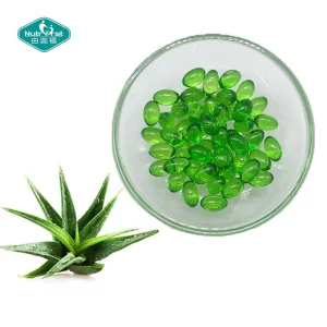 Suero hidratante facial para el cuidado de la piel, extracto orgánico de hojas de aloe vera, cápsulas suaves de vitamina E