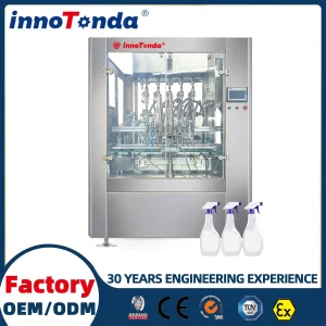 Foam-Free Liquid Filling Equipment for Sensitive Liquid Soaps &amp; Bubble Bath Products