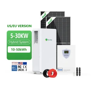 Jinko Solar Panel Complete Hybrid Solar Energy System 15Kw 30Kw 20Kw 48V on Off Grid Hybrid Solar Panel Power System for Home