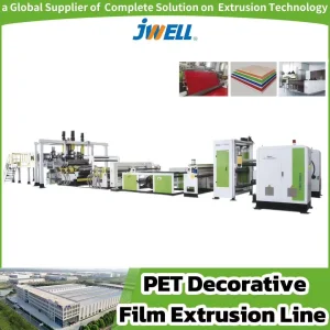 Pet/Gag Furniture Surface Decorative/Protection/Protective Film Extruder Machine Production Line Anti-UV&High Transparency Print Use Pet Rolls Extrusion Machine