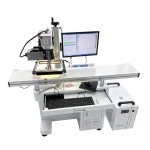 Hot Optical Fiber Co2 UV Laser Marking Machine Visual Positioning System CCD Camera Laser Marking Engraving Machine