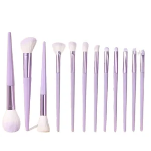 12-Piece Portable Soft-Bristle Makeup Brush Set