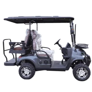 High Performance 4Seater Golf Cart Good Quality Durable Electric Utility Vehicle Metal Buggy Compatible with Club Car