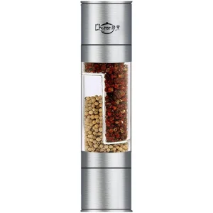 Stainless Steel Pepper Grinder Sea Salt Sichuan Peppercorn Powder Manual Grinding Bottle Black Pepper Grains