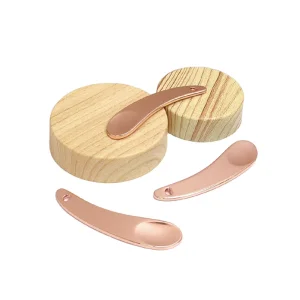 Custom Logo Zinc Alloy Cosmetic Scoop