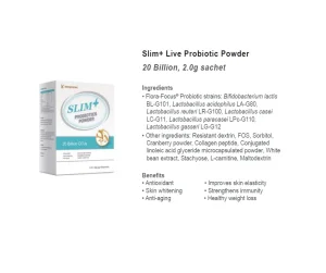Flora-Focus® Probiotic Blend - 6 Strains Slim+ 20 Billion Cfu