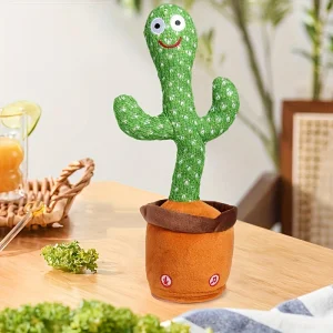 Dance Cactus Talking Cactus Toys LED English Singing Music Toy
