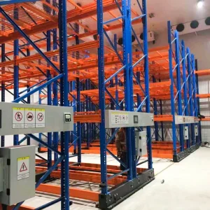 Sistema de estanterías deslizantes de palets móviles