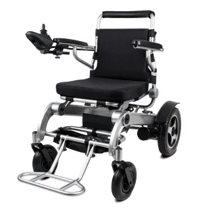 Elegant &amp; Foldable Aluminum Alloy Electric Wheelchair with Small Folding Space