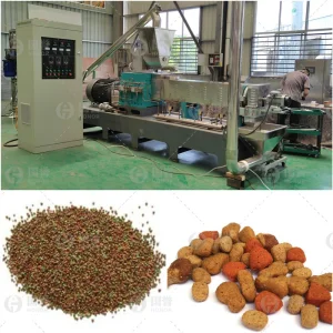Linha de Produção de Ração Industrial Equipamento de Produção de Ração para Cães Fábrica de Fabricação de Ração para Gatos