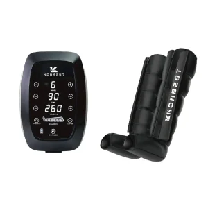 OEM 2026 New Arrival Air Compression Leg Massager Model 9890K-B Dual Leg/One Leg Optional, Colored LCD, Detachable Motor Manufacturer, Factory