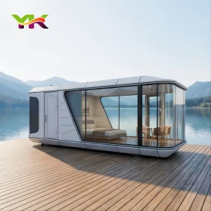 Fast Installation Modern Luxury Space Capsule House Pricemodular Capsule Prefab House Mobile Tiny House 40FT Container Home Prefabricated Apple Cabin Factory