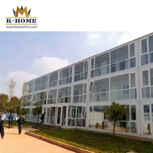 Oficina modular portátil de construcción personalizada de varios pisos desmontable