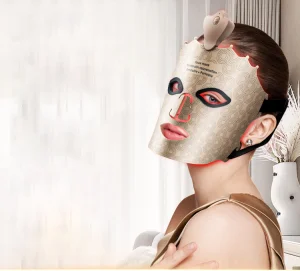 ZMFR Led Red Light Facial Beauty Mask 7 Color Led Face Mask Light Therapy With 450nm 590nm 630nm &amp; 850nm