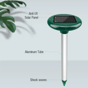 Repelente Avançado de Toupeiras com Energia Elétrica para Eficiência na Jardinagem em Casa