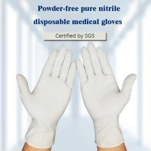 Dental Supplier Powder-Free Disposable Medical Surgical Pure Nitrile Gloves