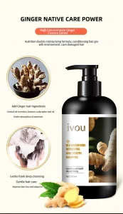 OEM/ODM Custom Old Ginger King Nourishing Hair Shampoo Deep Hydration Root Strengthening and Hair Care Shampoo
