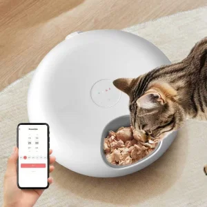 Wireless Automatic Dog and Cat Feeder Wet Food Refrigerated