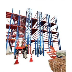Modern Multi Tier Floor Steel Food Industrial Storage Warehouse Attic Shelves Heavy Duty Pallet Mezzanine Rack System