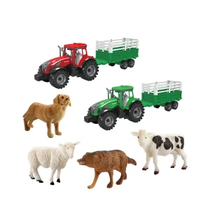 Mini Farm Animals Tractor