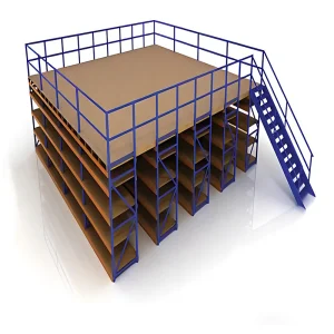 Industrial Structure Platform Warehouse Steel Shelving System with Corrosion Protection Mezzanine Racking