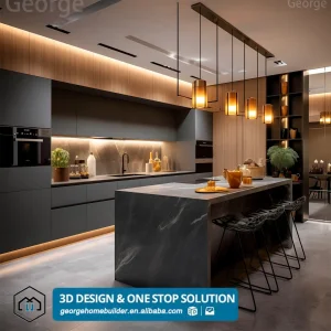 Customizable Luxury Kitchen Cabinets