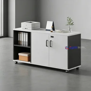 Modern 3 Drawer Steel Mobile Pedestal Cabinet Metal Under Desk File Organizer