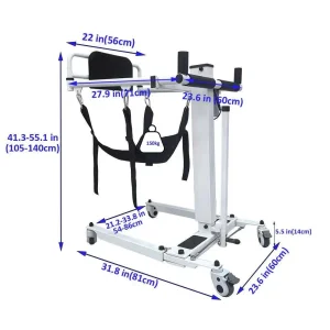 All-in-One Commodes Toilet Chair for Comfort and Accessibility Patient Transfer Equipment