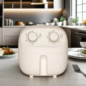 Hot Sale 1.8L Air Fryer 1400W Large Square Automatic Oil-Free Cook Without Oil Plastic &amp; Mechanical Control