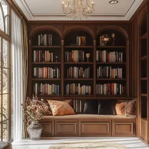 Wholesale White Self Assembly Wood Antique MDF Bookshelf Home Office Furniture