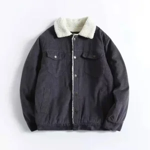 Sherpa Collar Corduroy Jacket