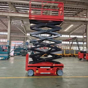 Anda 14m Self-Propelled Electro-Hydraulic Scissor Lift Platform, Equipped with Various Diagnostic Systems. New Product Launch.