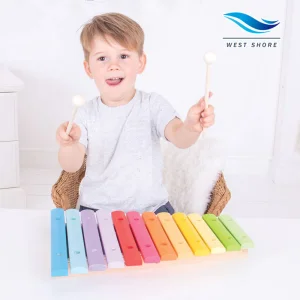 Colorful Wooden Xylophone Toy for Kids Musical Learning Fun