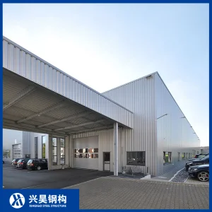 Edifício Comercial de Estrutura Modular de Aço Prefabricado para Exposição, Economia de Energia, Uso Industrial e Público