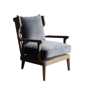 Luxury Wood Accent Chair