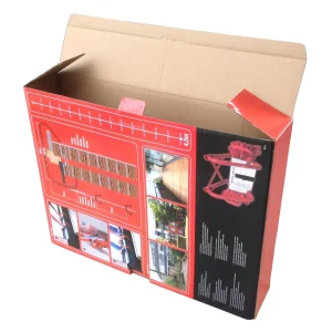 Caja corrugada blanca
