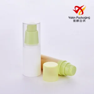 Recycled 100% PCR Bottle PP PCR Envases Cosmeticos Biodegradables Plastic Airless Pump Bottle