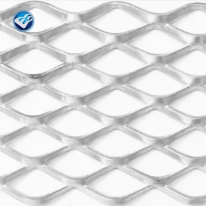 Expamet Flat Copper Expanded Metal Walkway Sheet Mesh Chrome