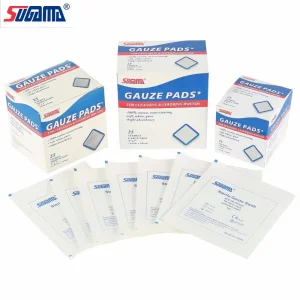 Medical Consumable FDA Approved Sugama Brand Soft Absorbent Gauze Sterile Swab