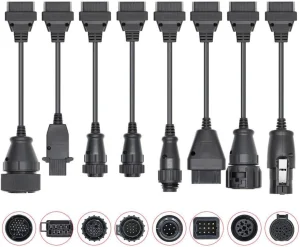 Heavy Duty OBD2 Adapter Cable Set