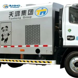 Small High Pressure Vacuum Truck with Electric Drive System for Zero Emission Indoor Cleaning Work