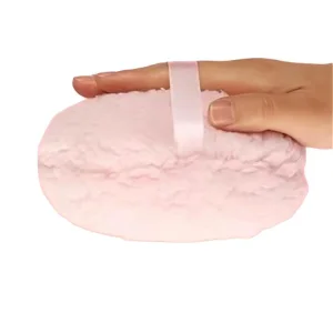 WELLFLYER POPU-447 Custom Logo Ball Shape Pink Large Puff For Body