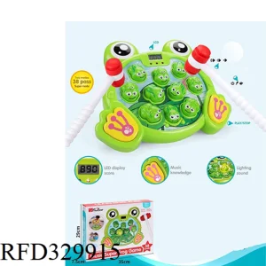 Children Whack a Frog Game Toy Hitting Frog Game Hammer