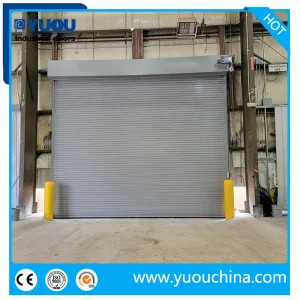 Industrial Exterior &amp; Interior Fire Proof Rated Metal Stainless Steel Roller Shutter Roll up Rolling Automatic Door