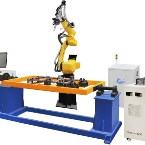 Welding Robot With Laser Tracking System
