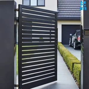 Customizable Sliding Electric Gate for Industrial Use Villa Exterior Driveway Metal Gate
