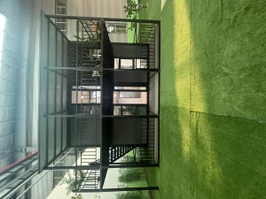 Double 20ft Expandable Container Home with 12kw Power Consumption 72m2 Floor Area and Galvanized Steel Framework